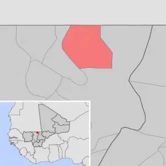 Kaart van Guénéibe