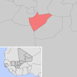 Kaart van Hawa Dembaya