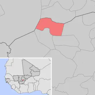 Kaart van Kafo Faboli