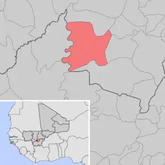 Kaart van Kémékafo