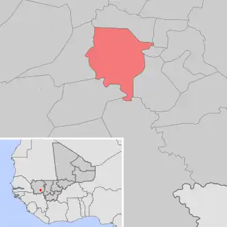 Kaart van Kita Ouest