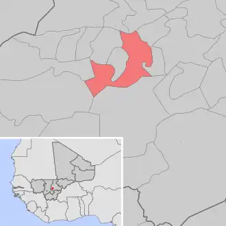 Kaart van Konodimini