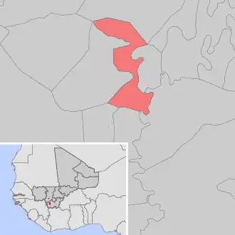 Kaart van Kouroulamini