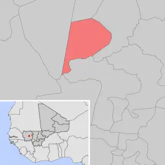 Kaart van Kourouninkoto