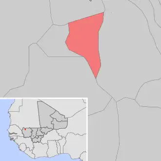 Kaart van Marékaffo