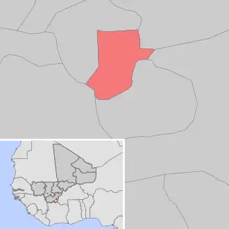 Kaart van Sokourani-Missirikoro