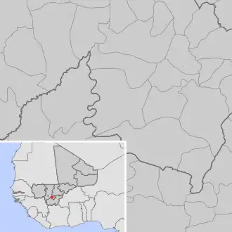 Kaart van N’Garadougou