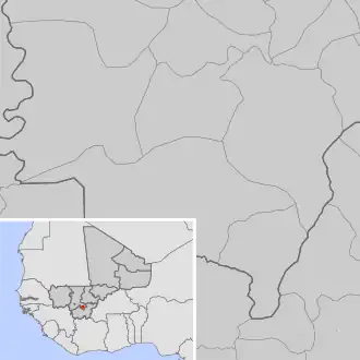 Kaart van N’Golobougou