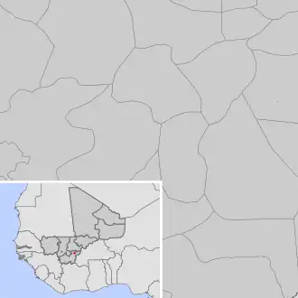 Kaart van N'Goutjina