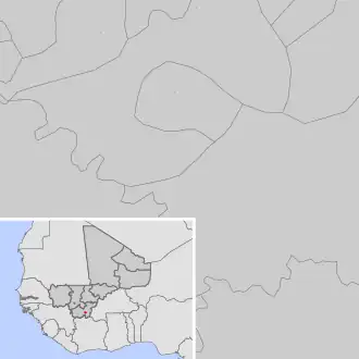 Kaart van N'Tjikouna