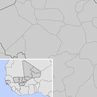Kaart van N'Tossoni