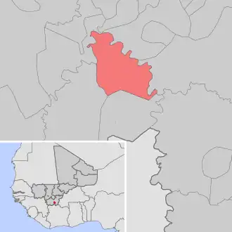 Kaart van Nangalasso