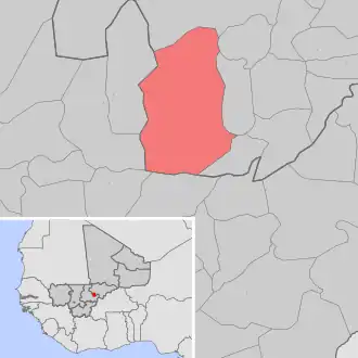 Kaart van Néma-Badenyakafo