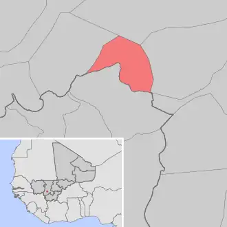 Kaart van Sangarébougou