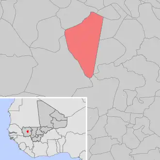 Kaart van Séféto Ouest