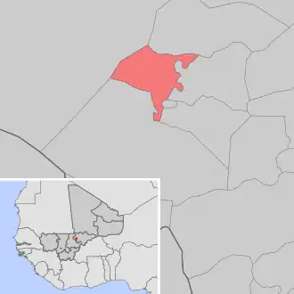 Kaart van Sougoulbé