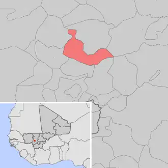 Kaart van Yélékébougou