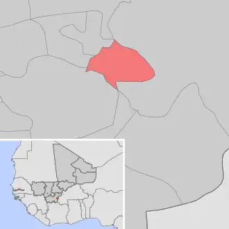 Kaart van Zangaradougou