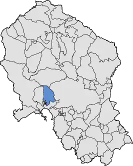 Kaart van Almodóvar del Río