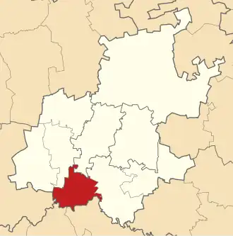 Ligging Emfuleni Local Municipality