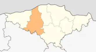 Kaart van Glavinitsa