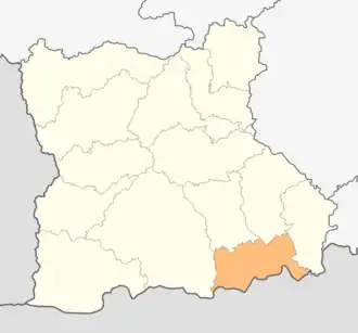 Kaart van Chadzjidimovo