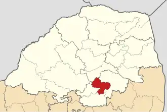 Ligging Makhudutamaga Local Municipality