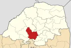 Ligging Mookgophong Local Municipality