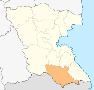 Kaart van Malko Tarnovo