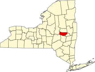 Locatie van Montgomery County in New York