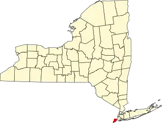 Locatie van Richmond County in New York