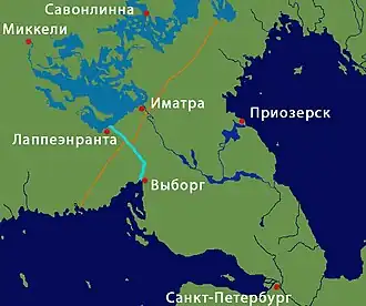 Een kaart van het kanaal