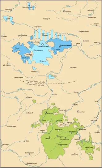 Schwarzburg na het Verdrag van Spiers (1570)