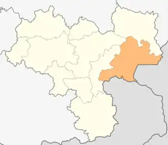 Kaart van Svilengrad