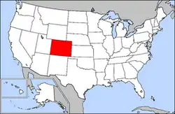 Locatie van Colorado