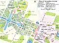 Kaart van Versailles 1789 door WR Shepperd