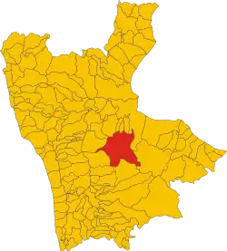 Locatie van Acri in Cosenza (CS)