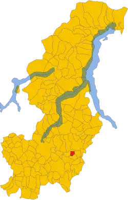 Locatie van Alserio in Como (CO)
