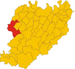 Locatie van Alta Val Tidone in Piacenza (PC)