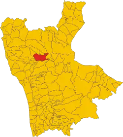 Locatie van Altomonte in Cosenza (CS)