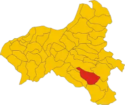 Locatie van Arena in Vibo Valentia (VV)