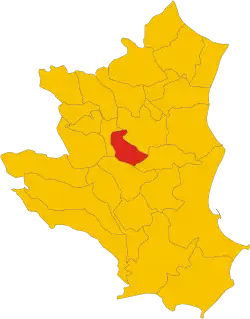 Locatie van Belvedere di Spinello in Crotone (KR)