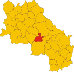 Locatie van Buonconvento in Siena (SI)