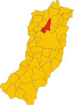 Locatie van Cadelbosco di Sopra in Reggio Emilia (RE)