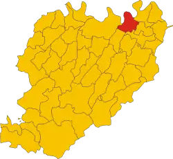 Locatie van Caorso in Piacenza (PC)