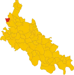 Locatie van Casalmaiocco in Lodi (LO)