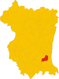 Locatie van Casarsa della Delizia in Pordenone (PN)