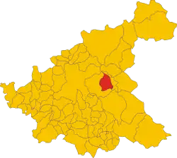 Locatie van Castel Sant'Angelo in Rieti (RI)