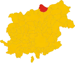 Locatie van Castelpagano in Benevento (BN)