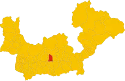 Locatie van Castione Andevenno in Sondrio (SO)